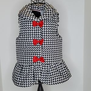Kids Headquarters Houndstooth vest size 5